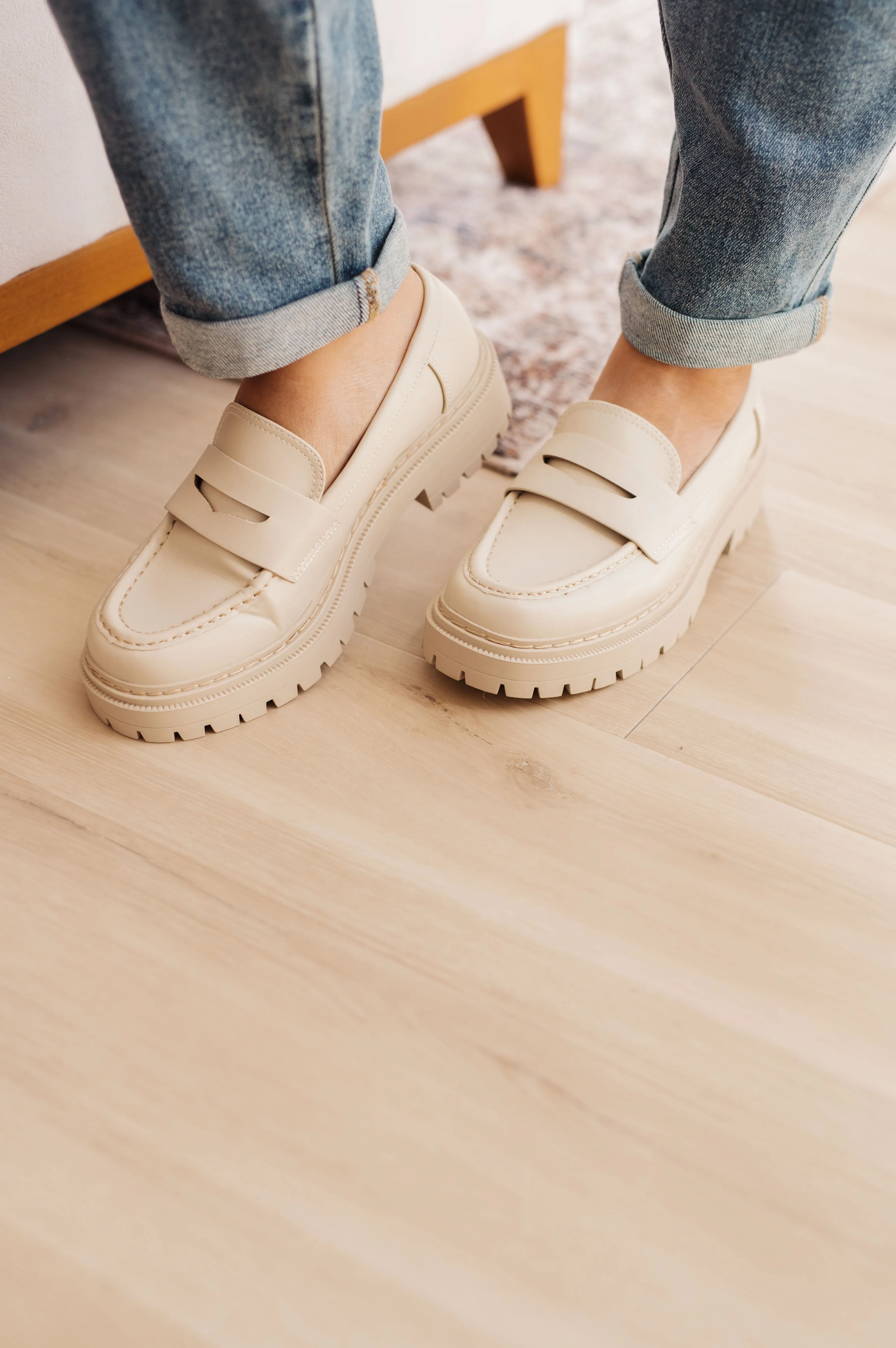 Penny for Your Thoughts Loafers in Bone