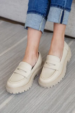 Penny for Your Thoughts Loafers in Bone