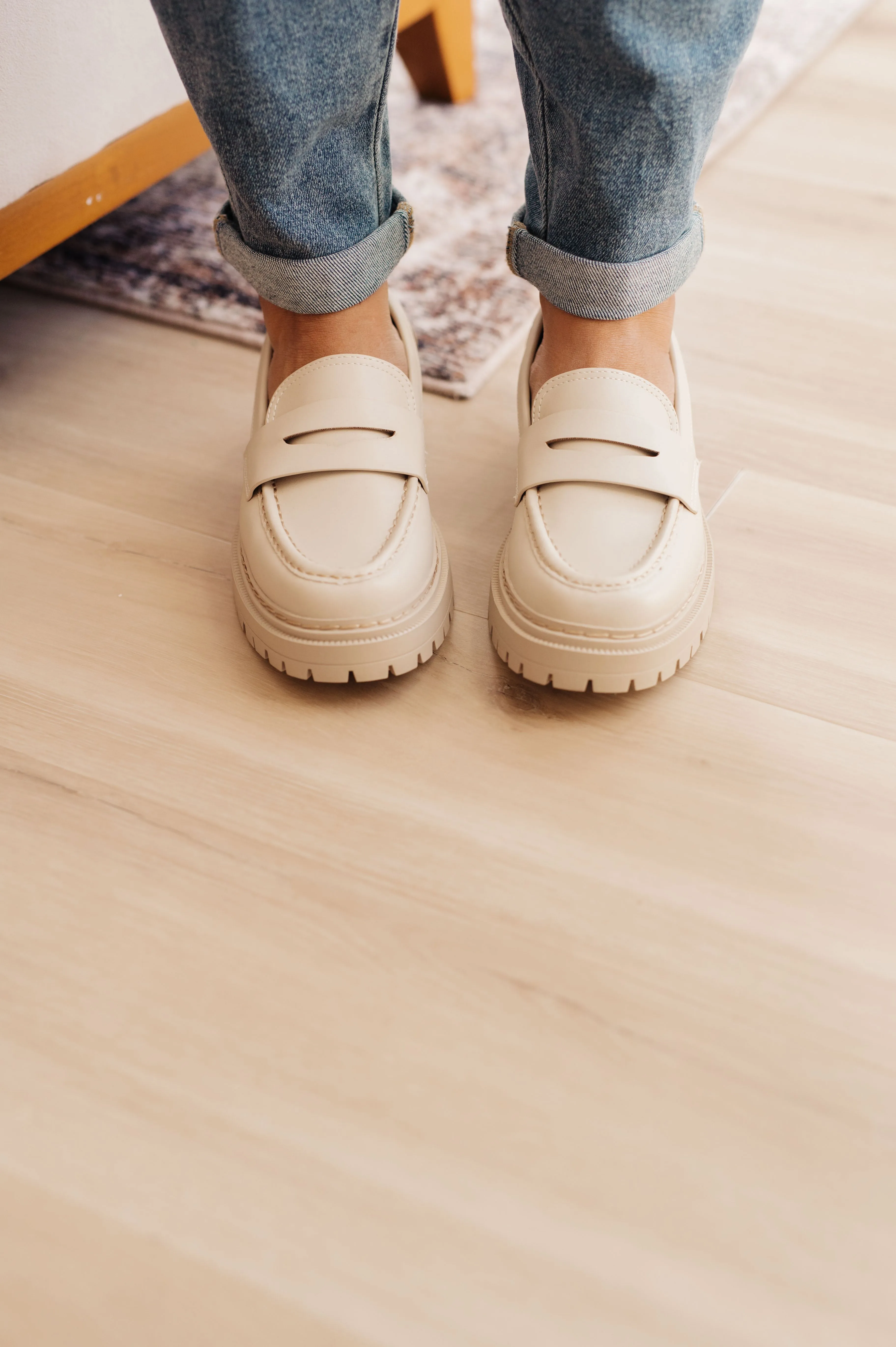 Penny for Your Thoughts Loafers in Bone