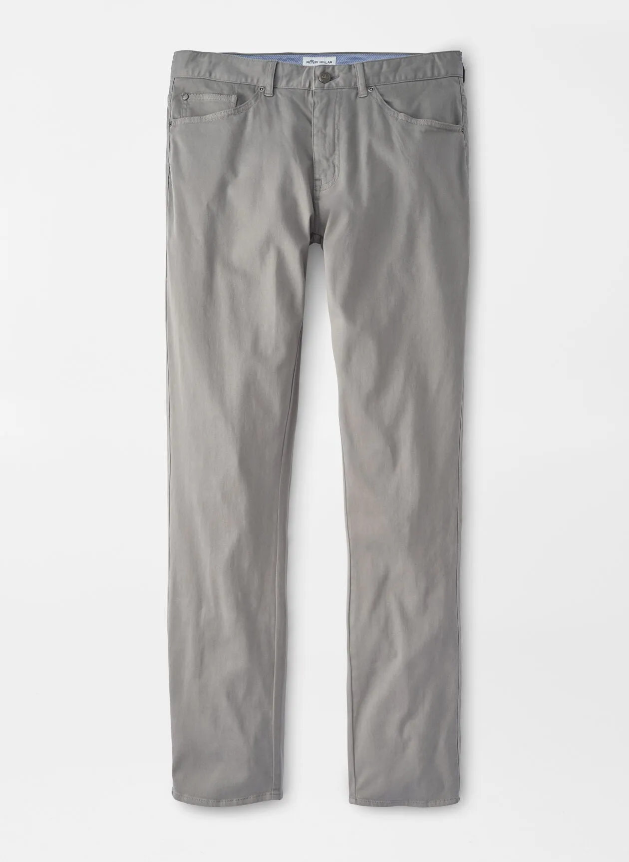 PETER MILLAR ULTIMATE SATEEN FIVE-POCKET PANT - GREY