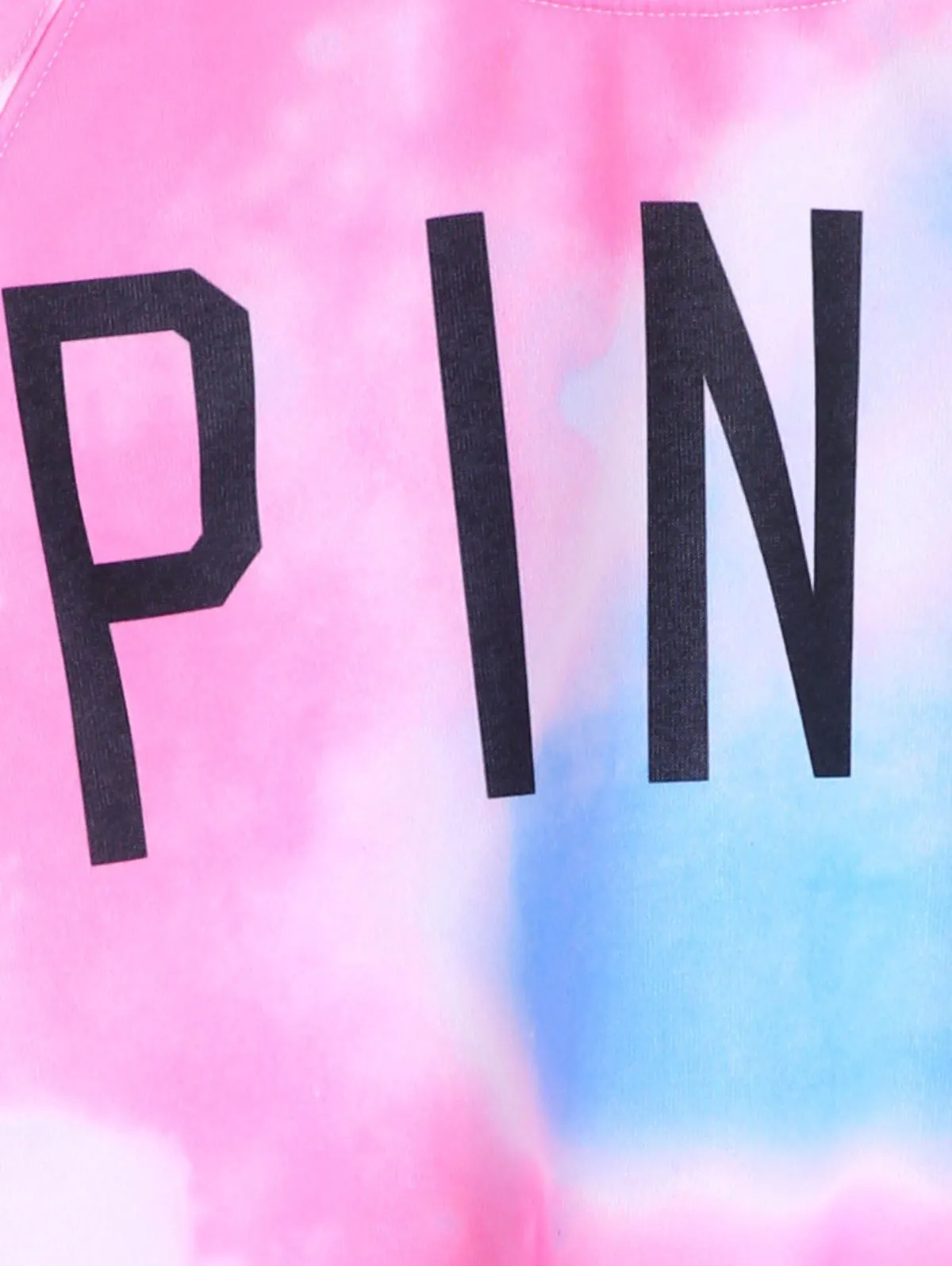PINK Tie-Dye Sweatshirt