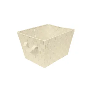 Plastic Basket Zipcode Design™ Color: Ivory Pack Size: 1, Size: Small