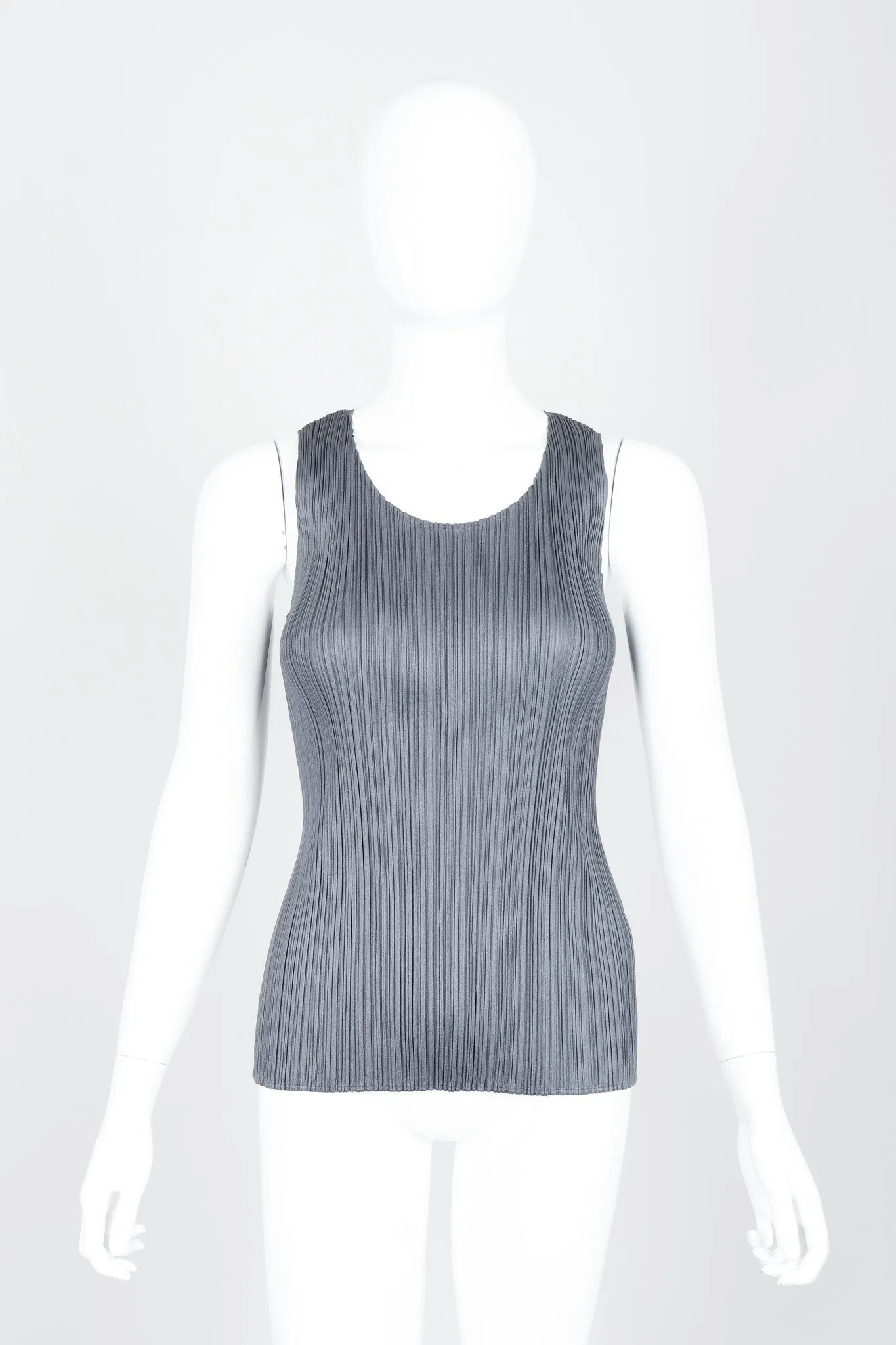 Pleated Tank & Midi Skirt Set