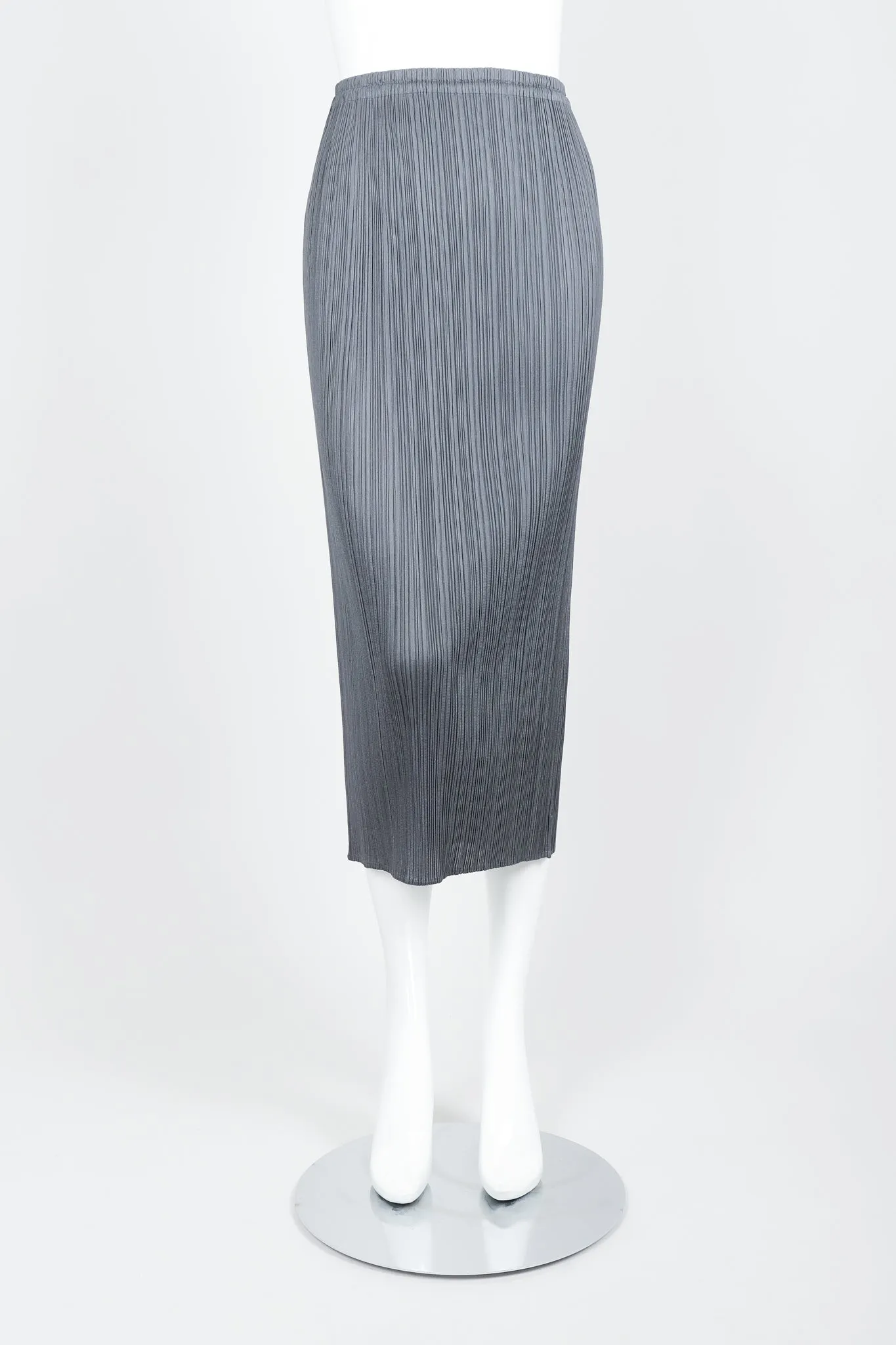 Pleated Tank & Midi Skirt Set