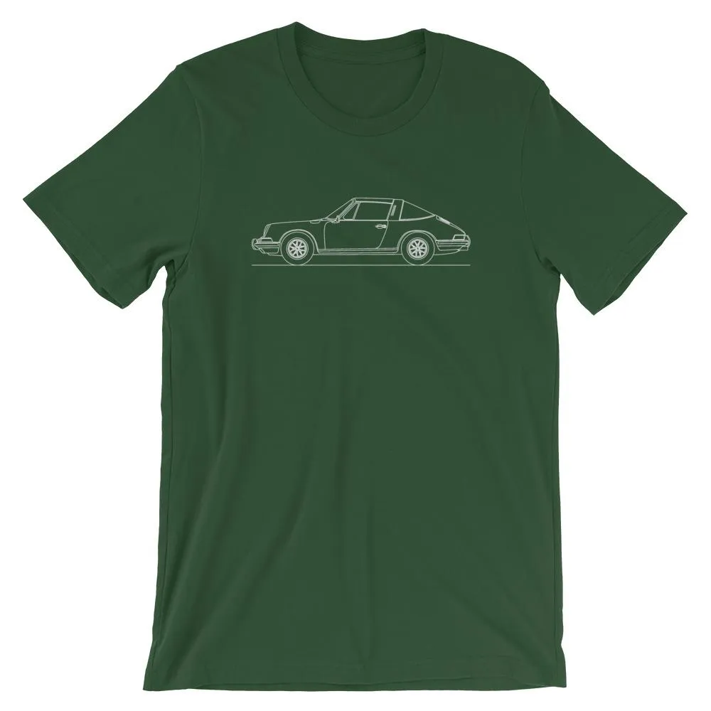 Porsche 911 Targa outline T-shirt