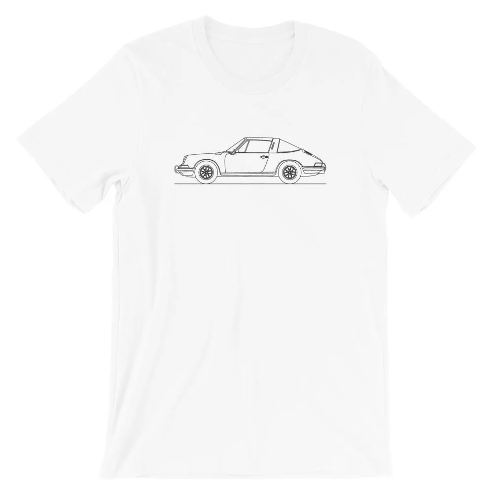 Porsche 911 Targa outline T-shirt
