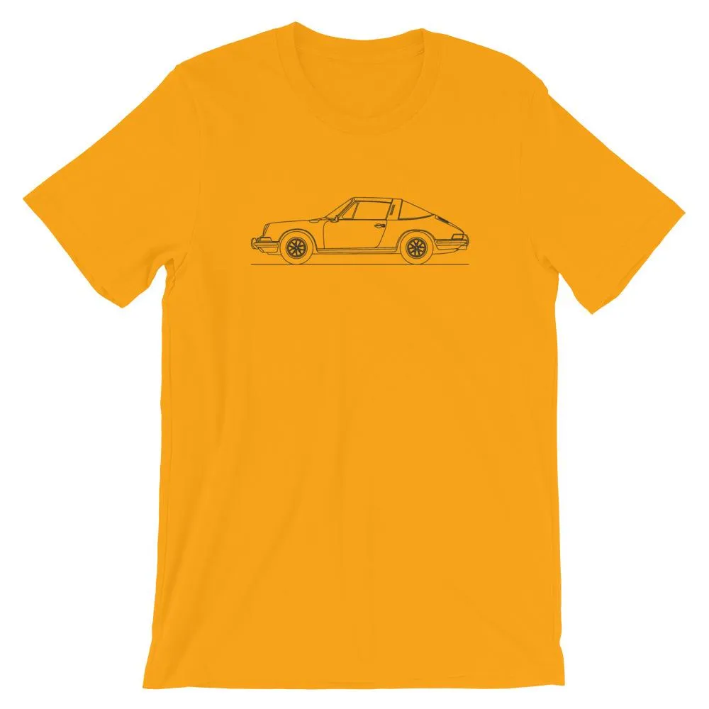Porsche 911 Targa outline T-shirt