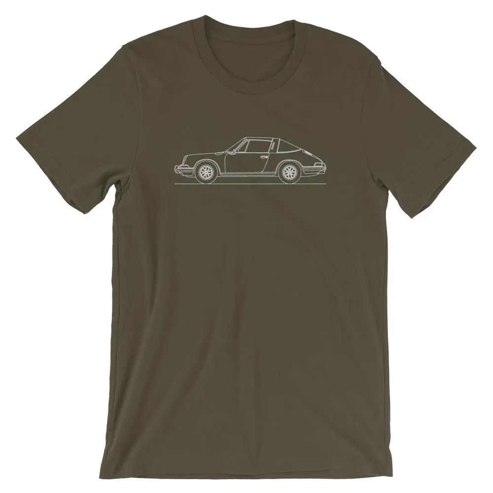 Porsche 911 Targa outline T-shirt