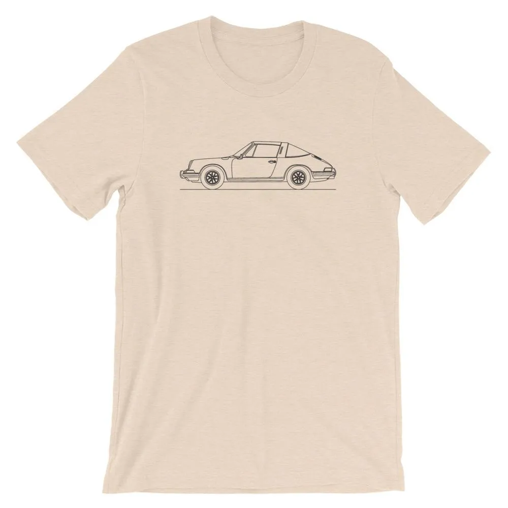Porsche 911 Targa outline T-shirt