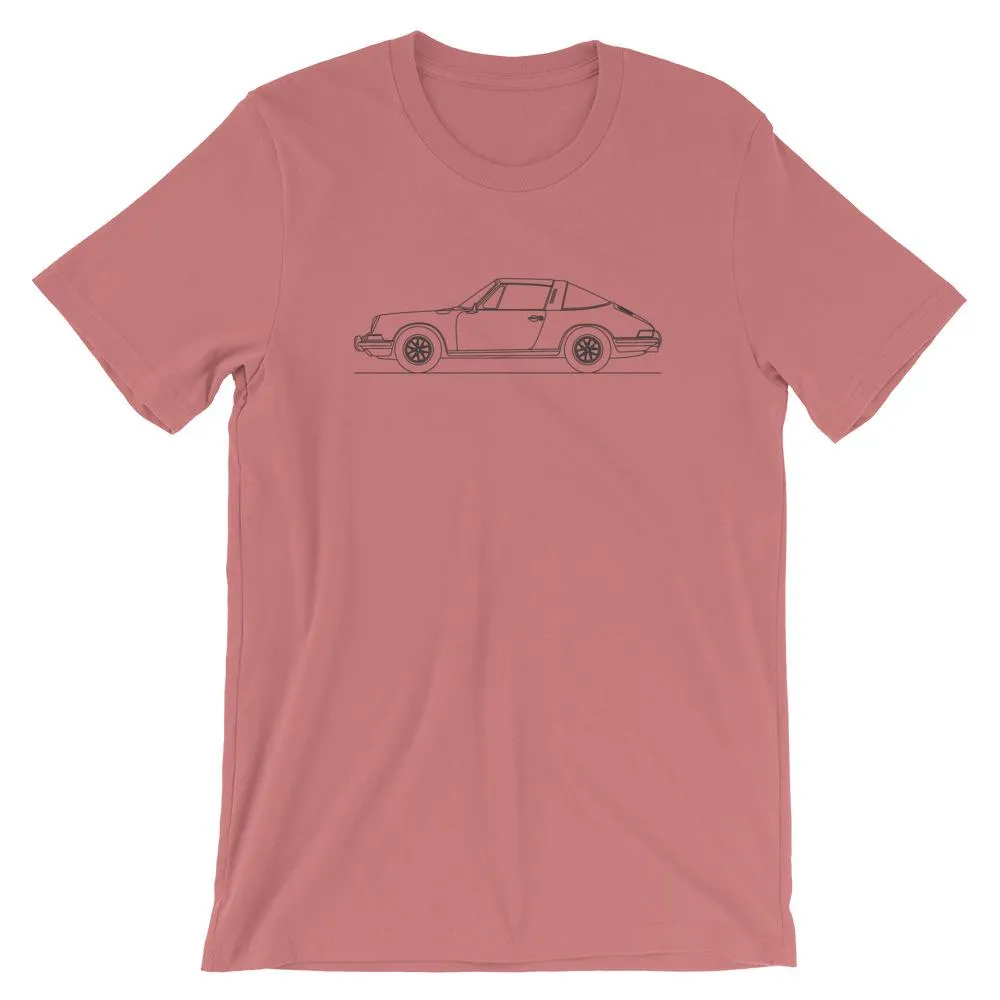 Porsche 911 Targa outline T-shirt
