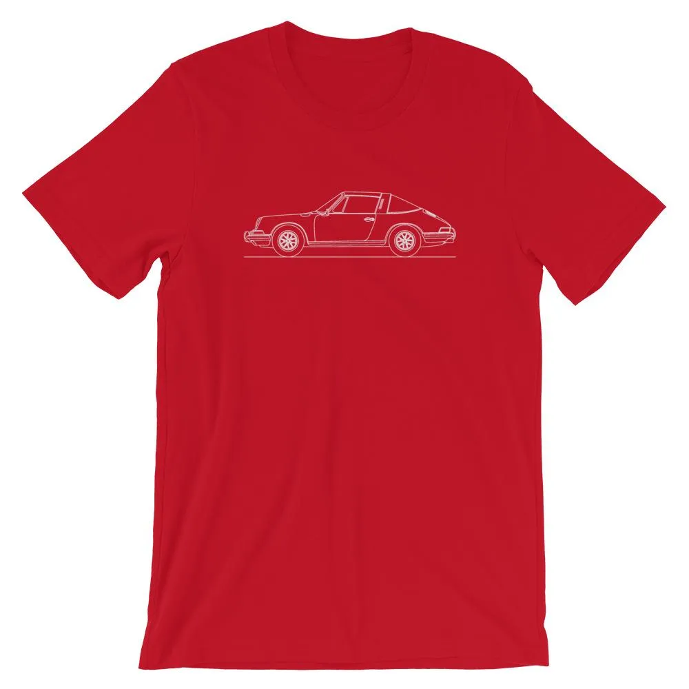 Porsche 911 Targa outline T-shirt