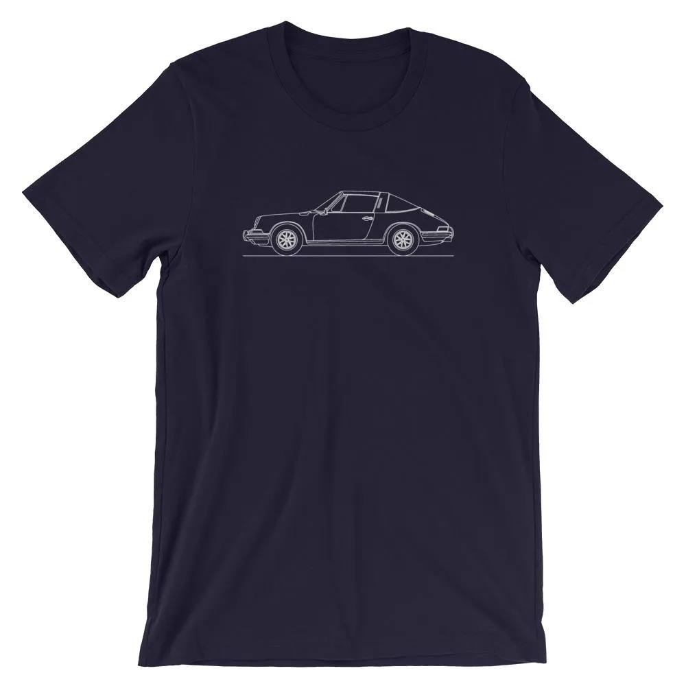 Porsche 911 Targa outline T-shirt