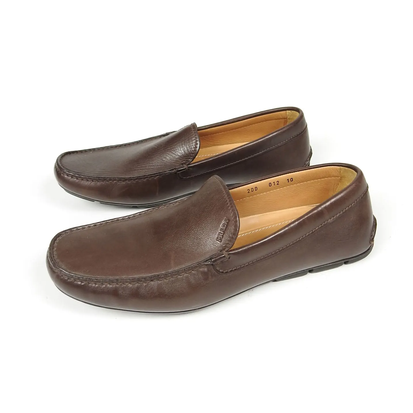 Prada Leather Loafers Size 11