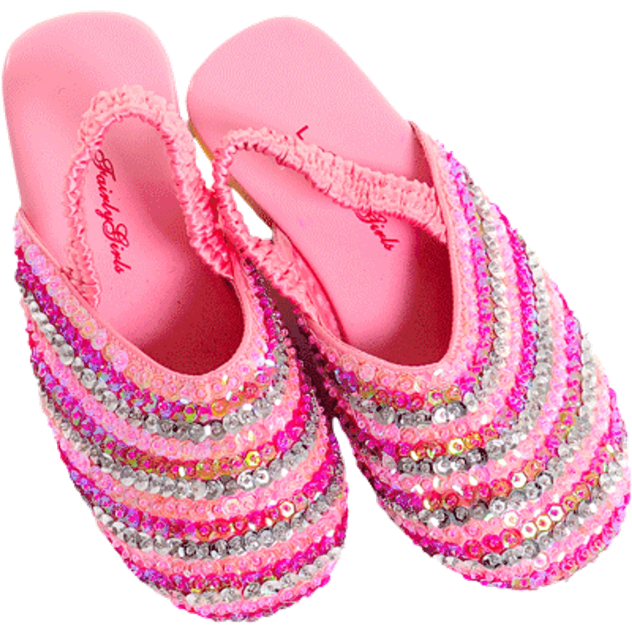 Princess Slide Shoes - Light Pink