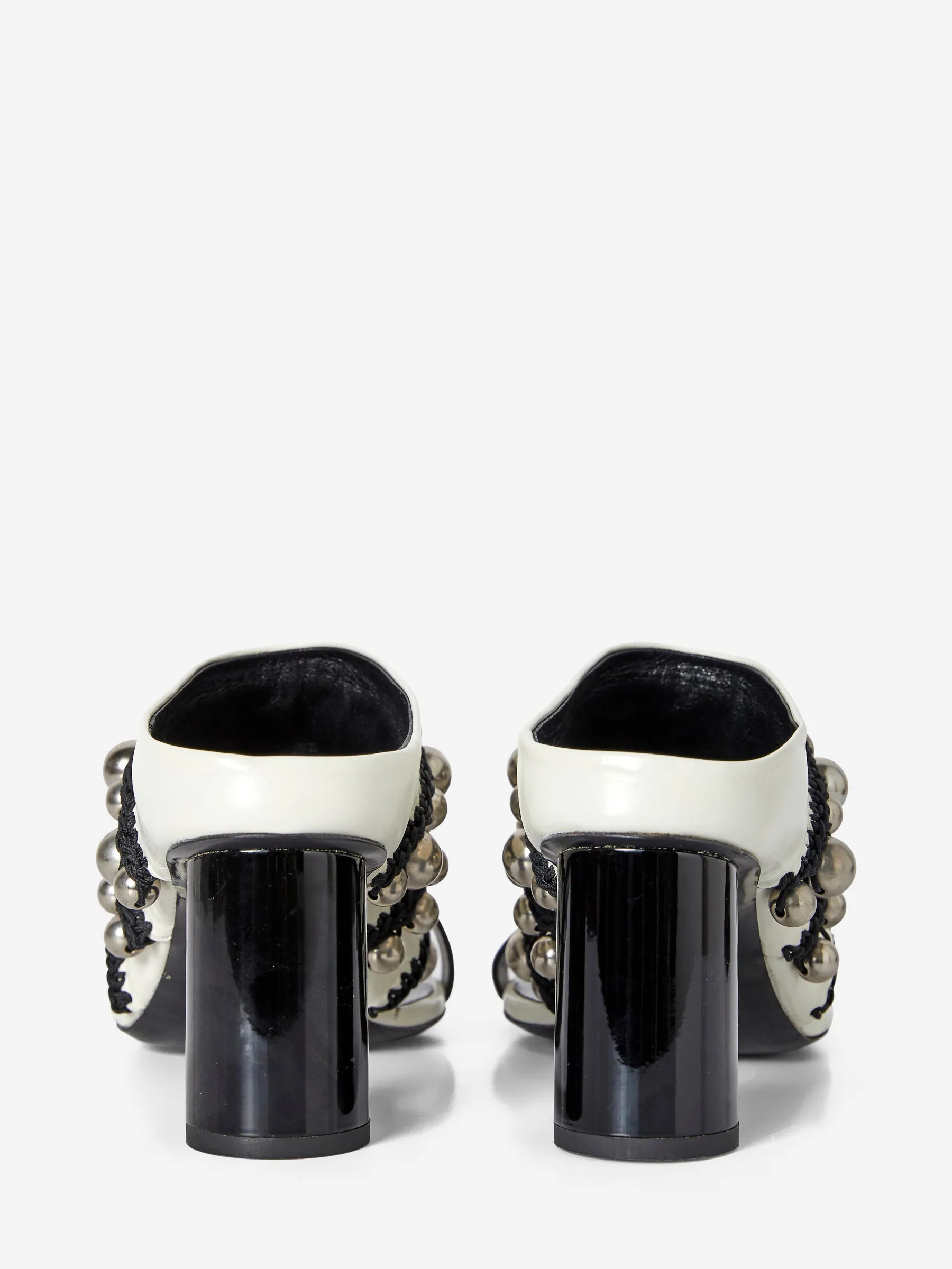 PROENZA SCHOULER STUDDED LEATHER MULES