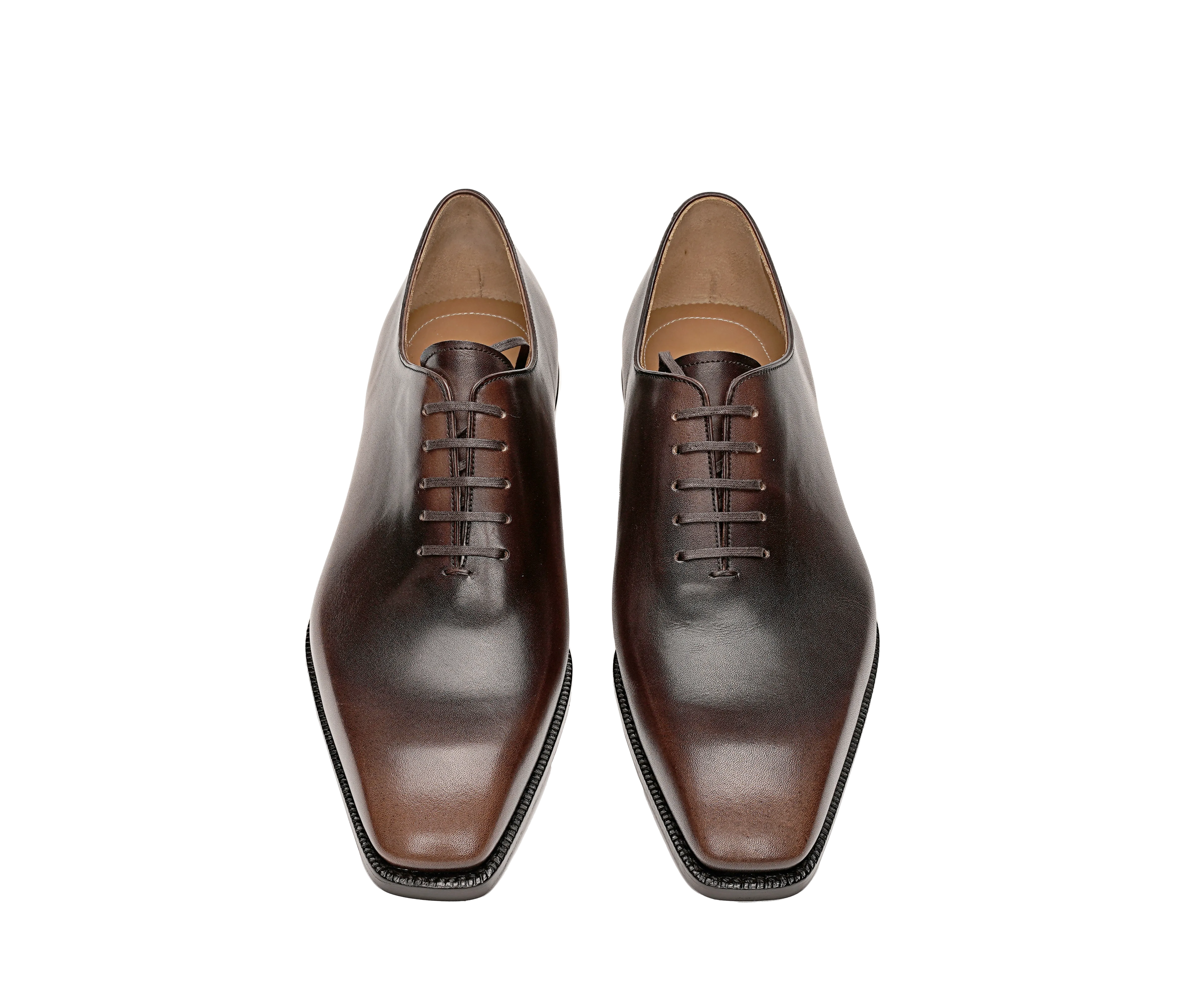 Raj Singhs Wholecut Oxford – Handcrafted Italian Leather Dress Shoes with Square Toe Elegance