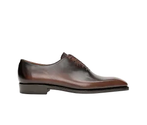 Raj Singhs Wholecut Oxford – Handcrafted Italian Leather Dress Shoes with Square Toe Elegance