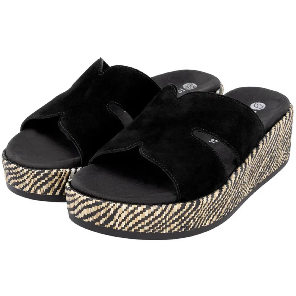 Remonte D1N55-02 (Cindy) Black Sandals