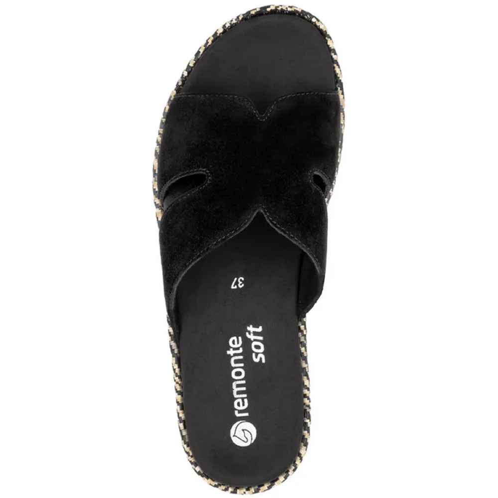 Remonte D1N55-02 (Cindy) Black Sandals