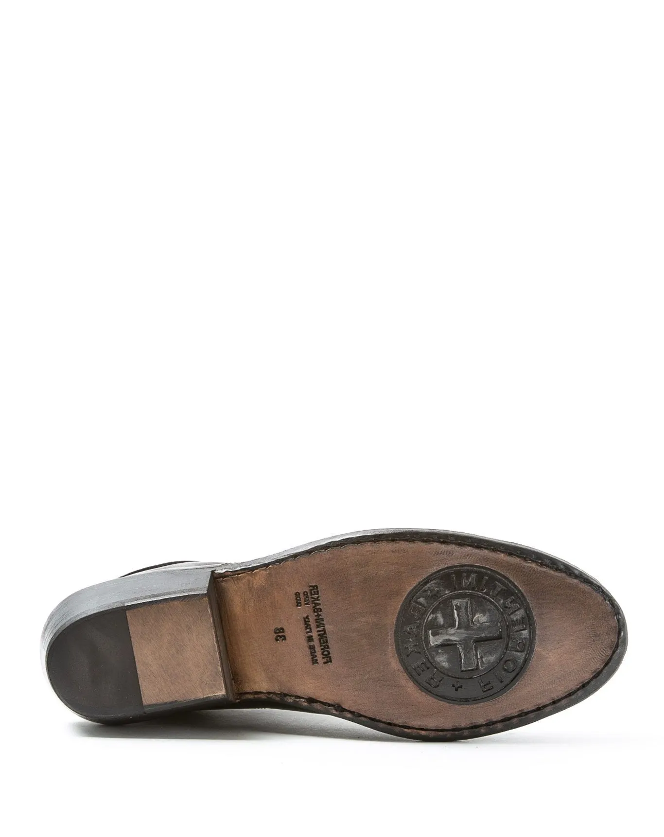 RENO Black Leather Mules