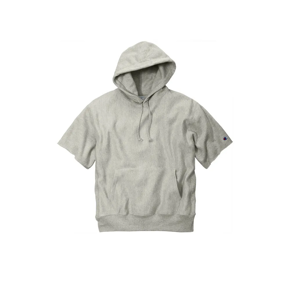 Reverse Weave ® Short Sleeve Hooded Sweatshirt