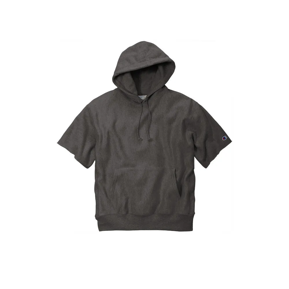 Reverse Weave ® Short Sleeve Hooded Sweatshirt