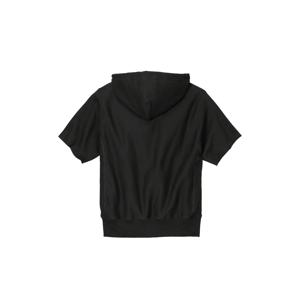 Reverse Weave ® Short Sleeve Hooded Sweatshirt