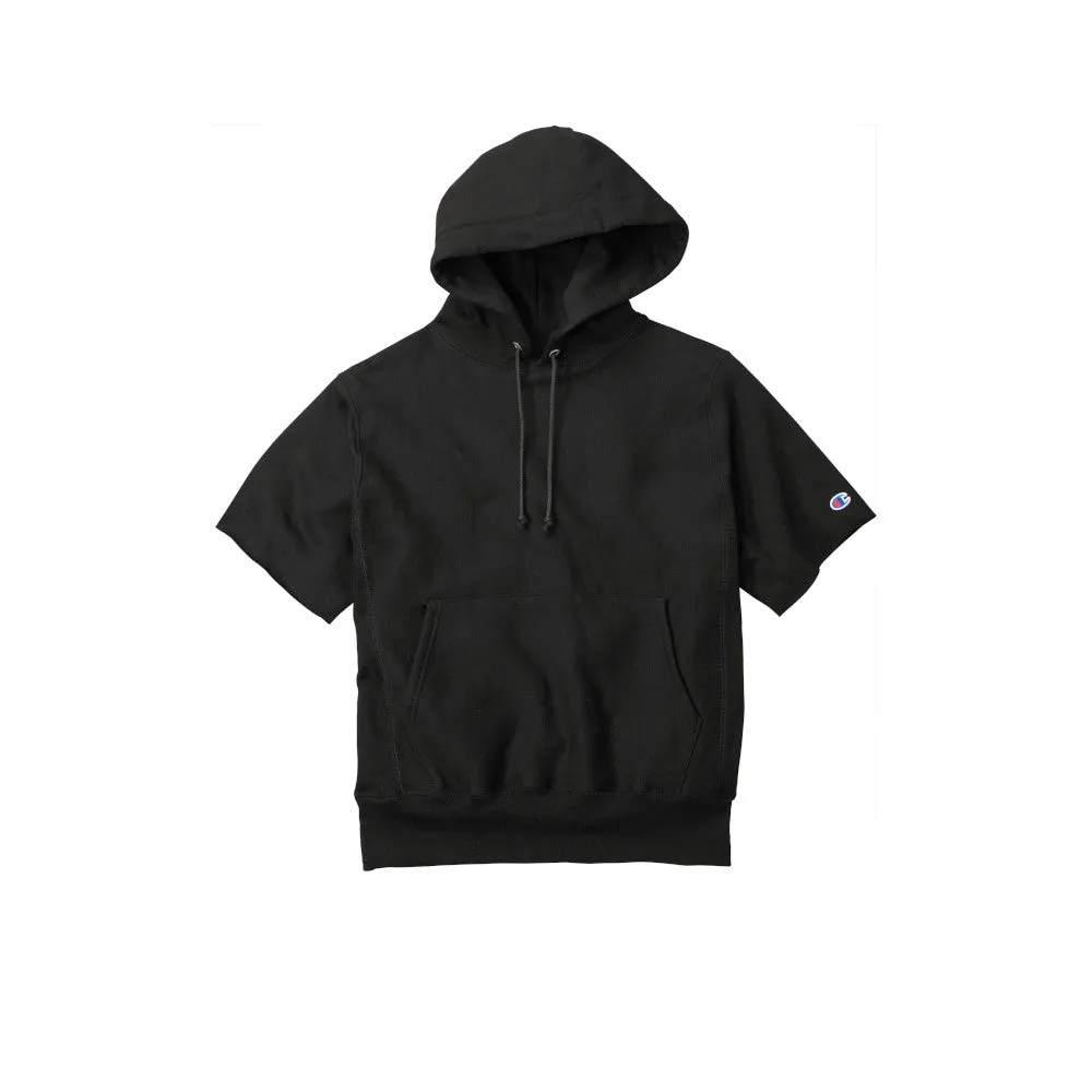 Reverse Weave ® Short Sleeve Hooded Sweatshirt