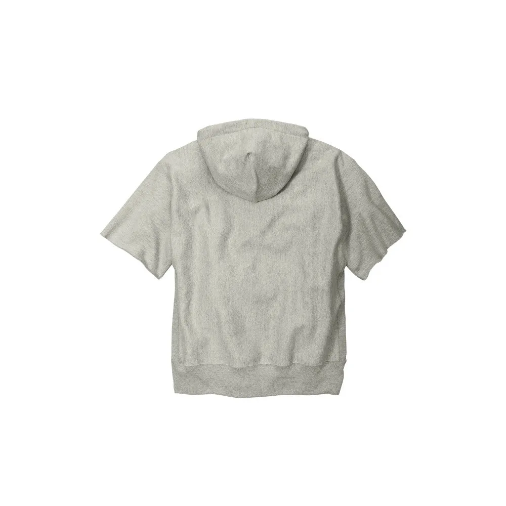 Reverse Weave ® Short Sleeve Hooded Sweatshirt