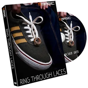 Ring Through Laces (Gimmicks and instruction) by Smagic Productions
