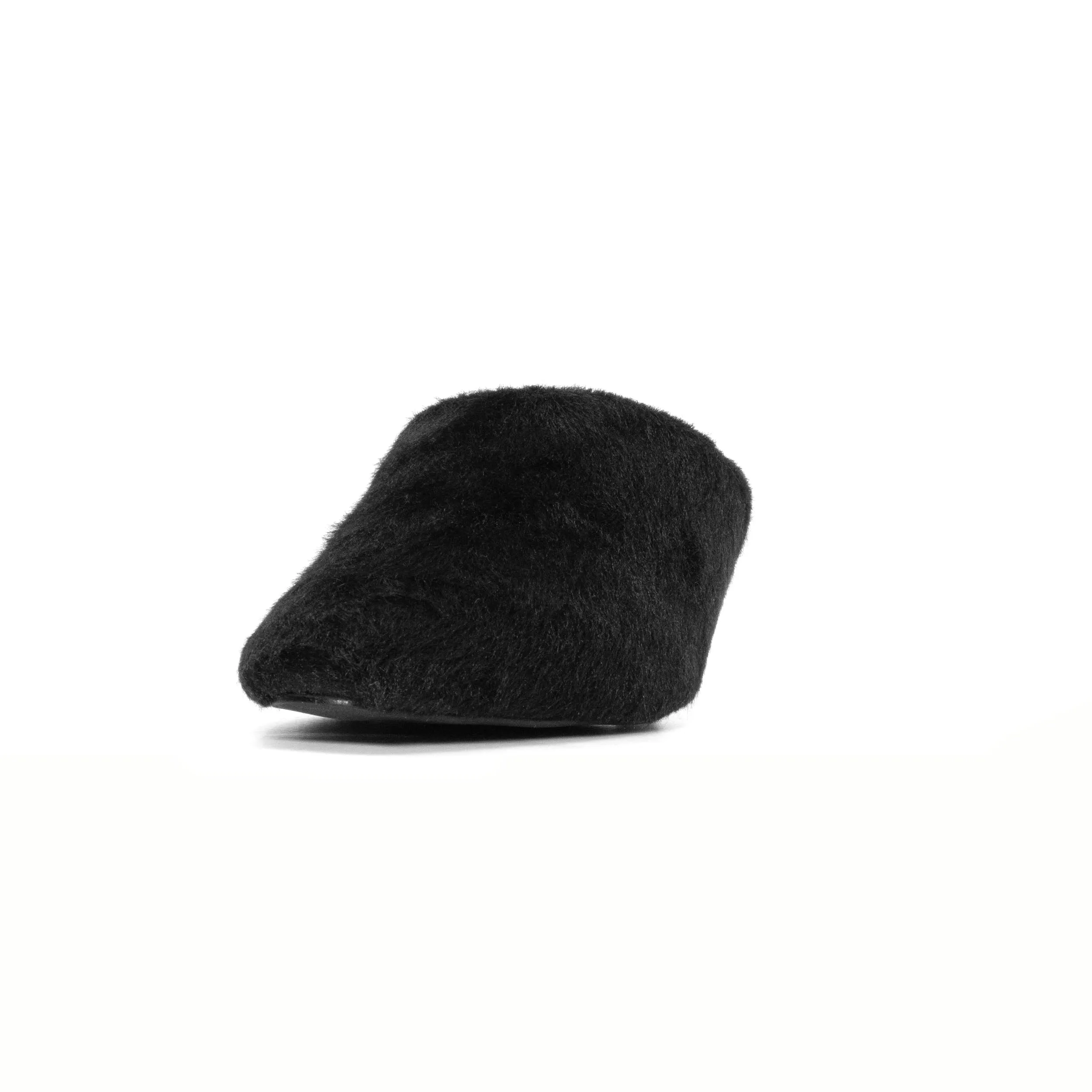 ROAM LONG LUXE  HEEL BLACK FAUX FUR