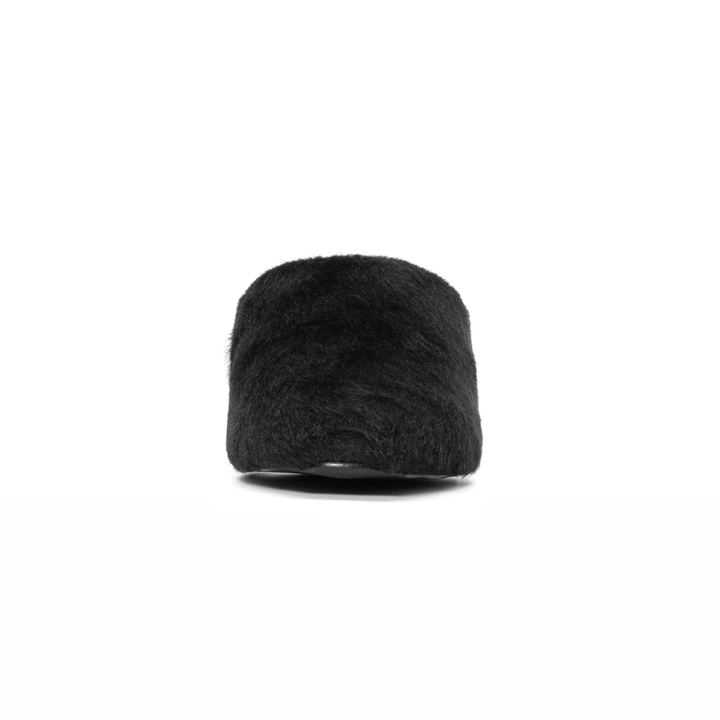 ROAM LONG LUXE  HEEL BLACK FAUX FUR
