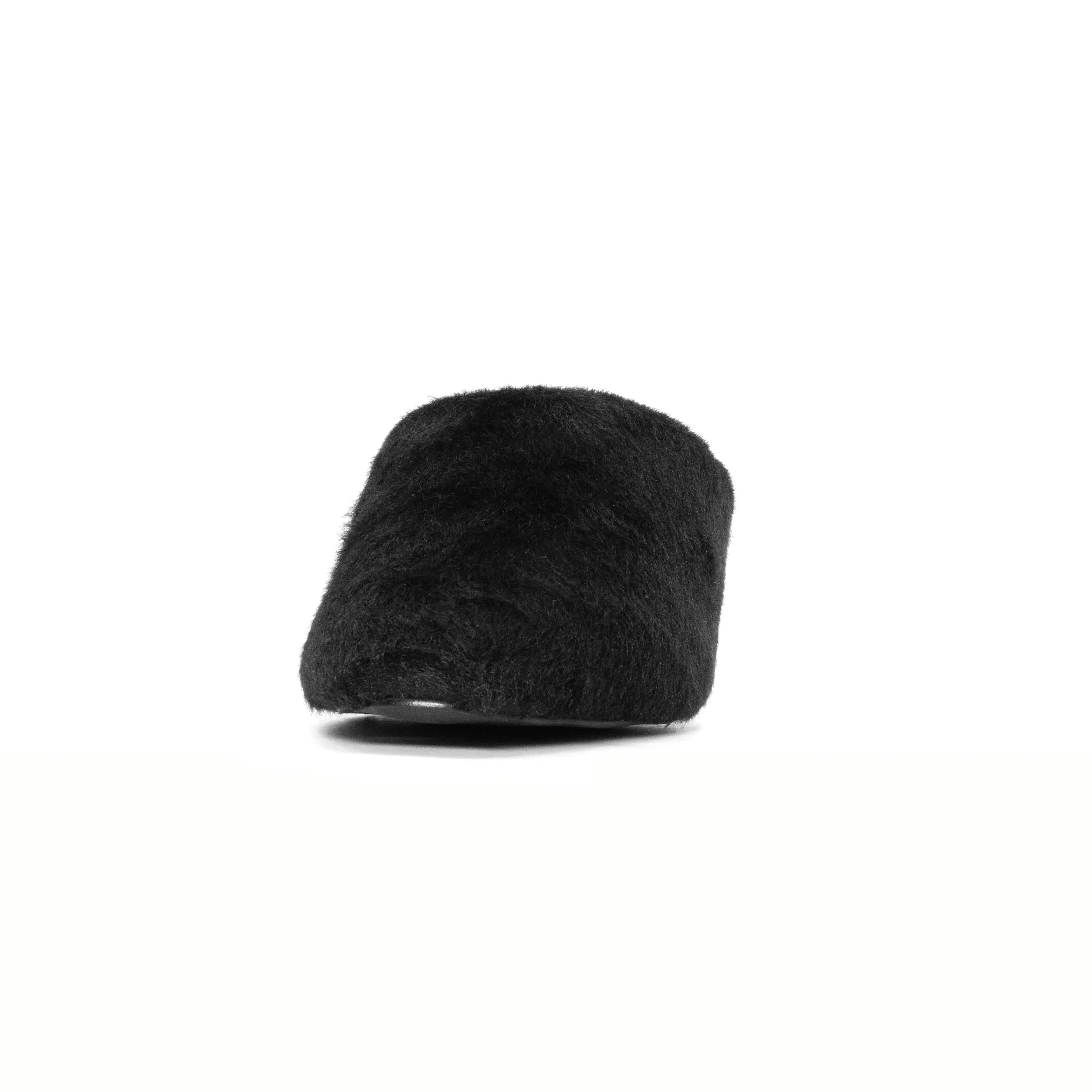 ROAM LONG LUXE  HEEL BLACK FAUX FUR