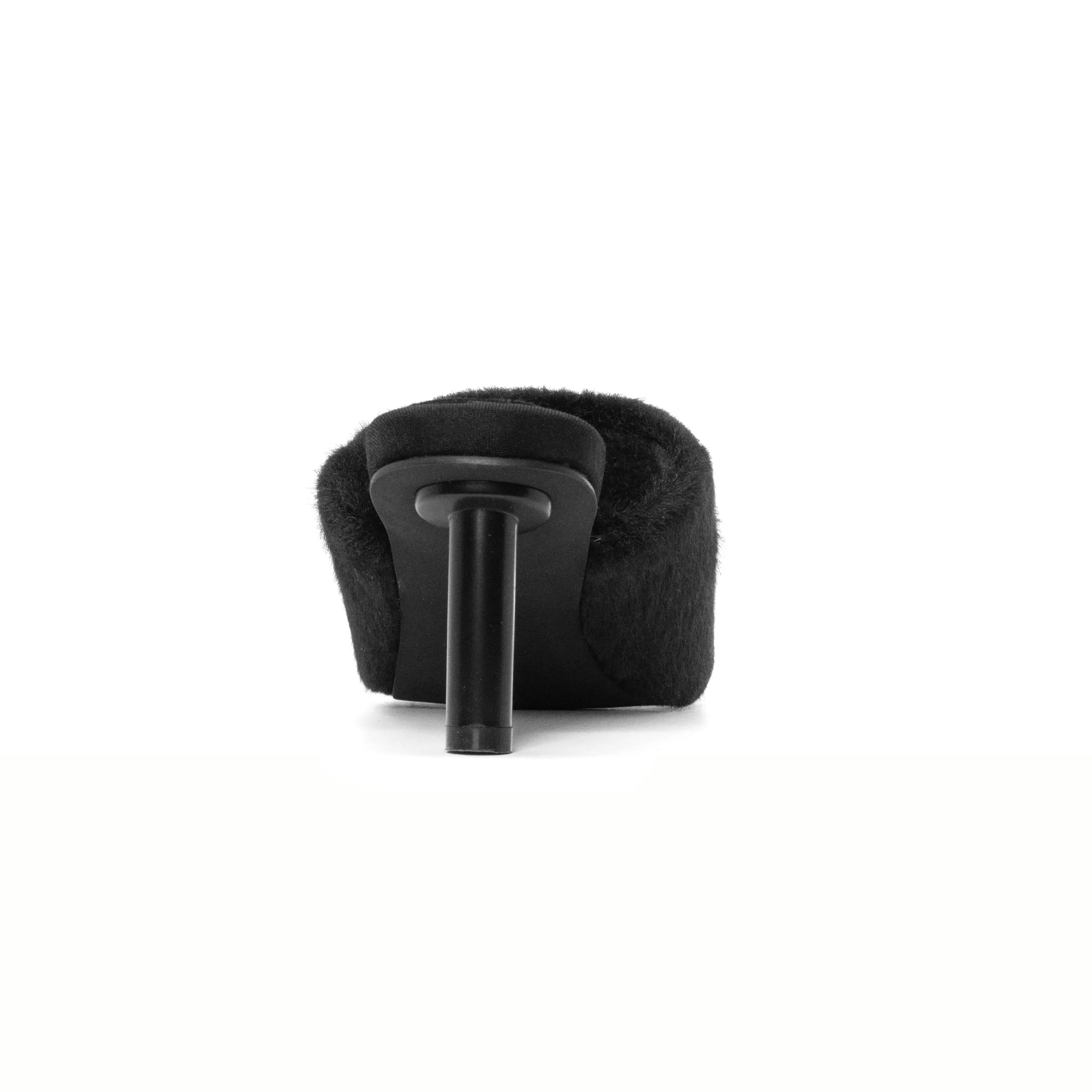 ROAM LONG LUXE  HEEL BLACK FAUX FUR