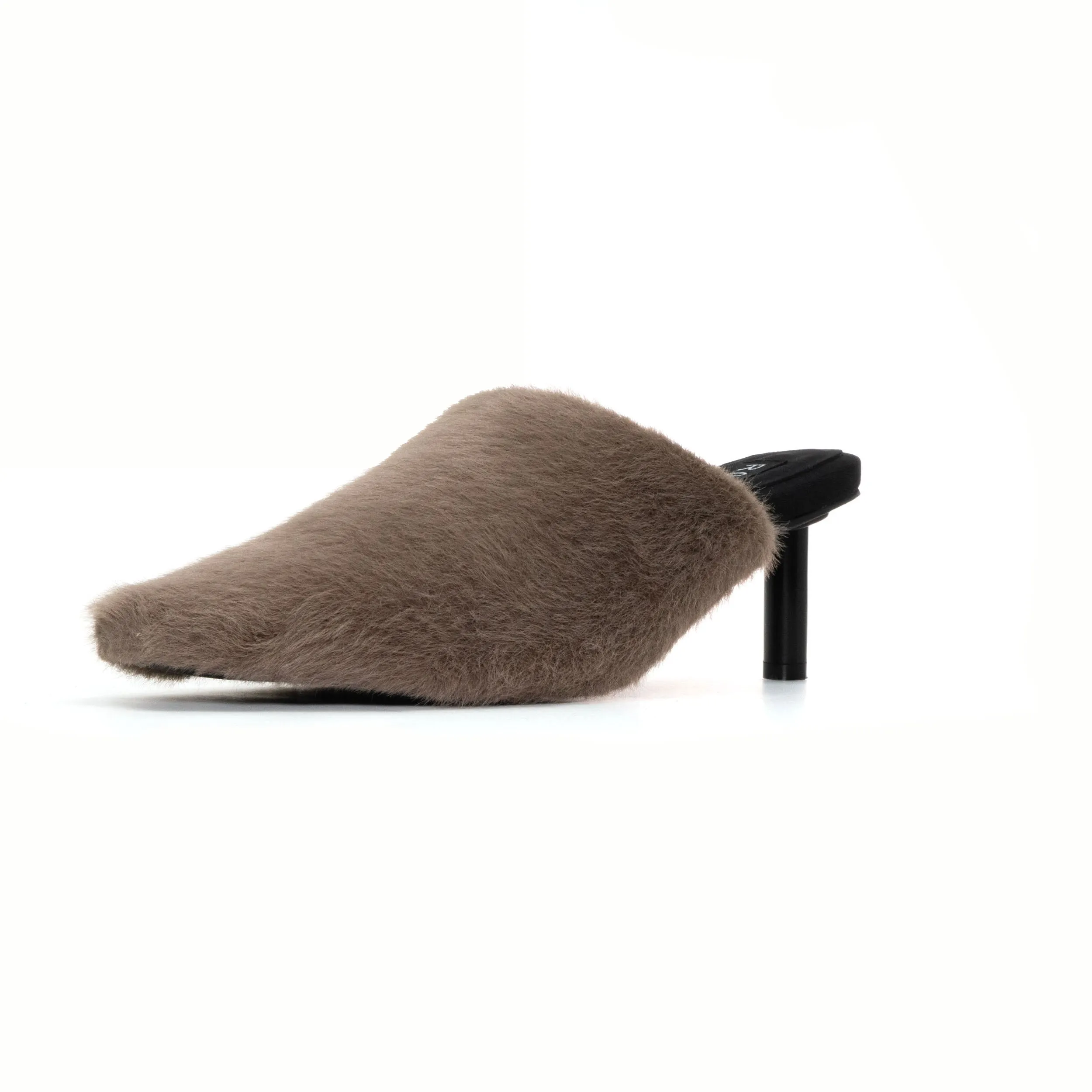 ROAM LONG LUXE  HEEL TAUPE FAUX FUR