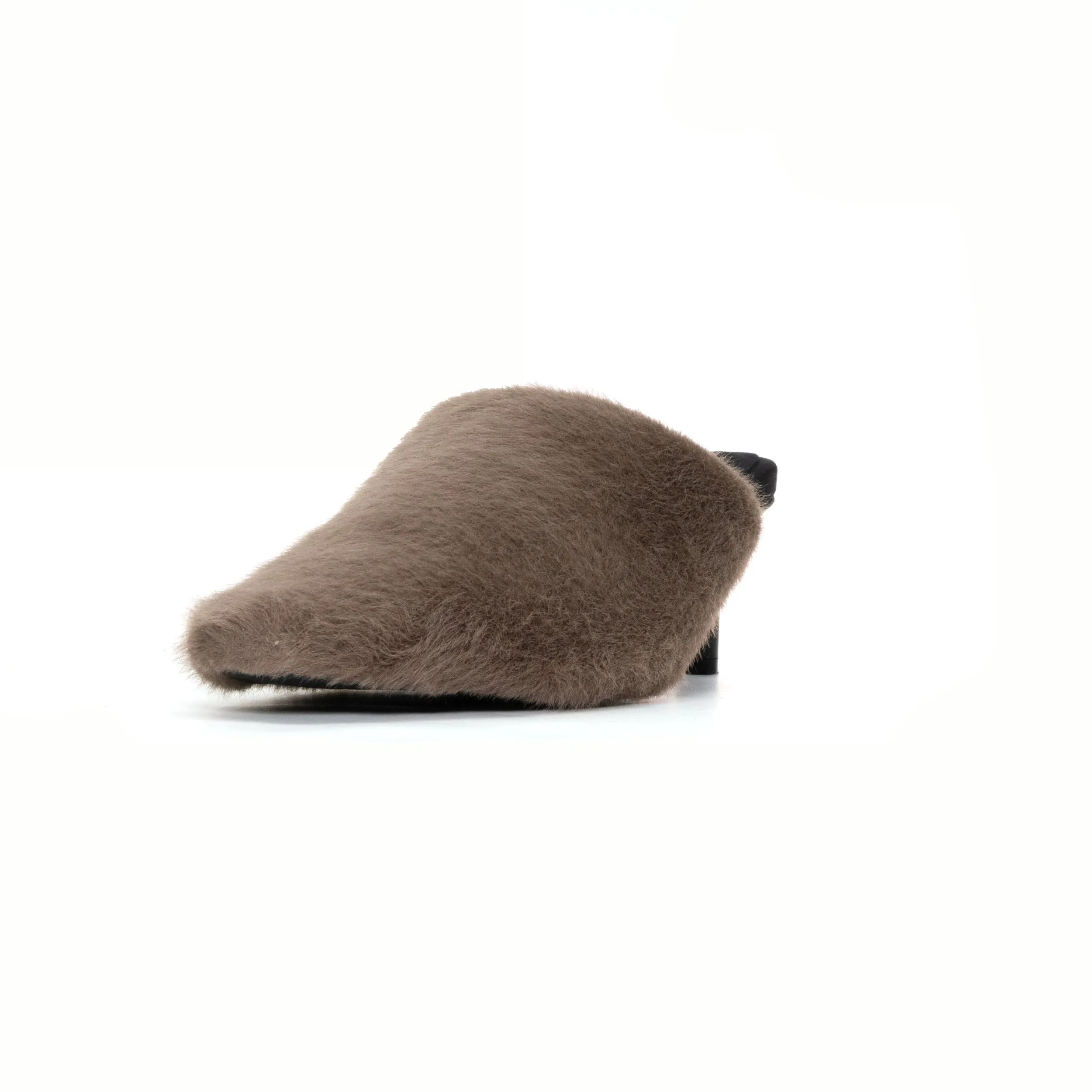 ROAM LONG LUXE  HEEL TAUPE FAUX FUR