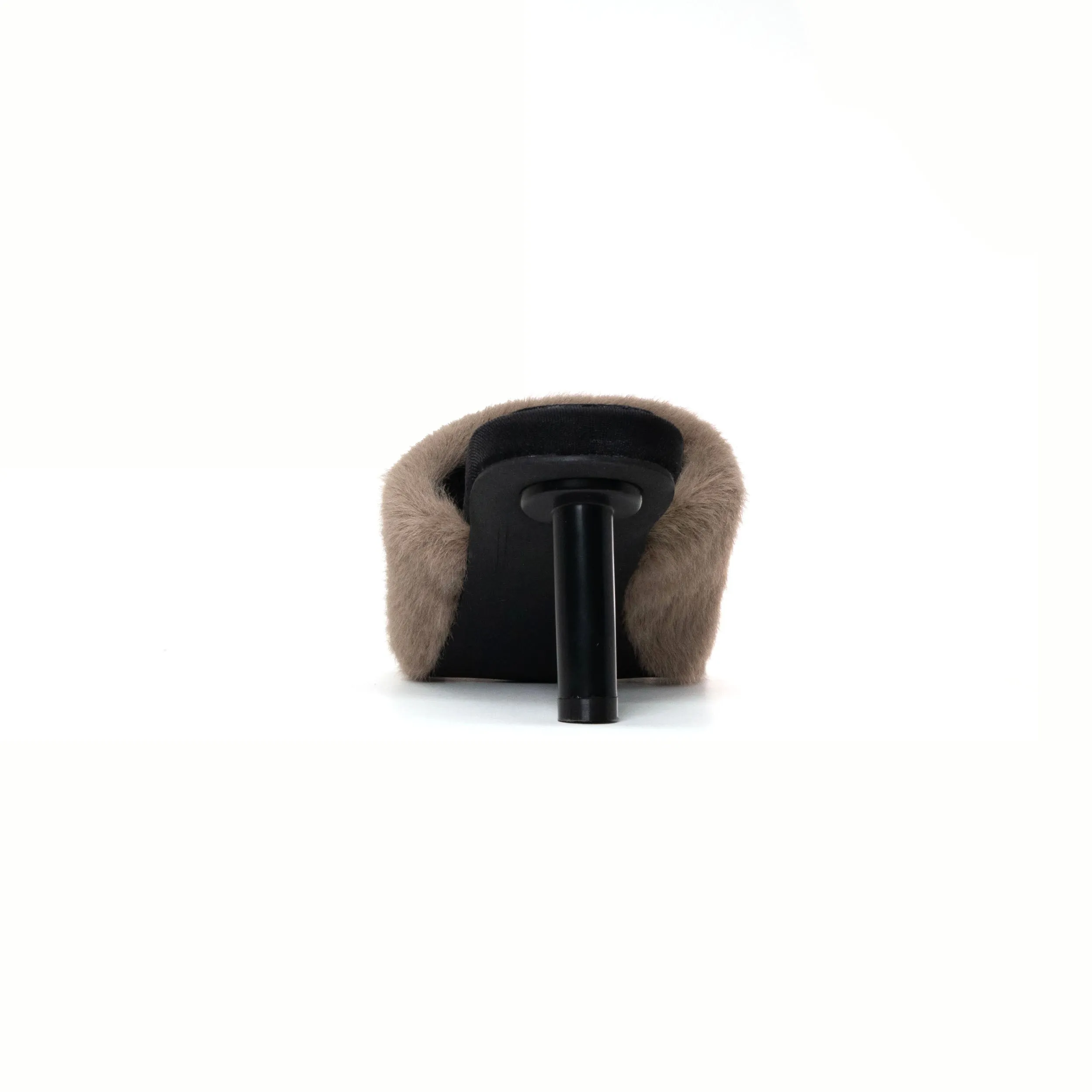 ROAM LONG LUXE  HEEL TAUPE FAUX FUR
