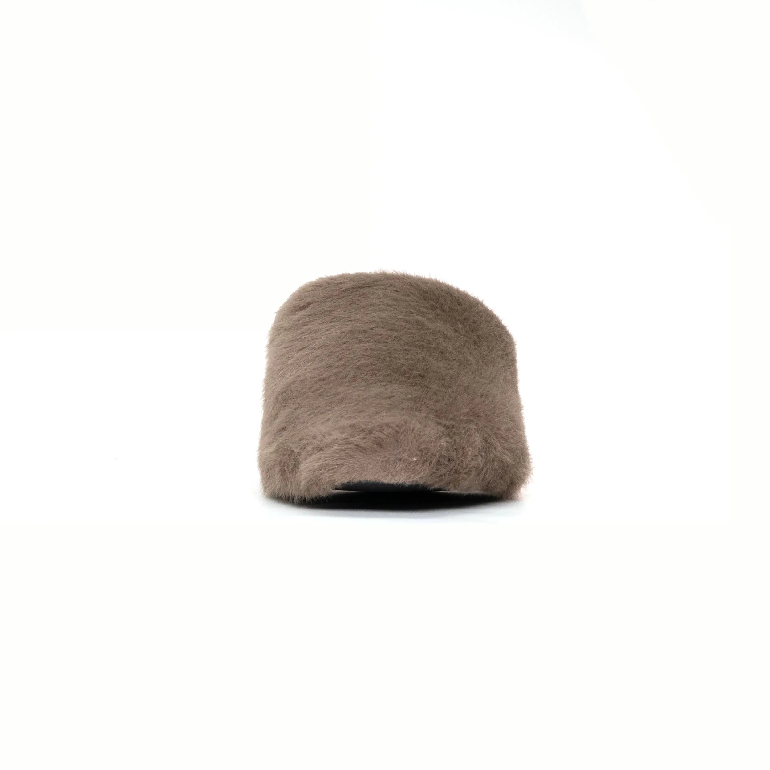ROAM LONG LUXE  HEEL TAUPE FAUX FUR
