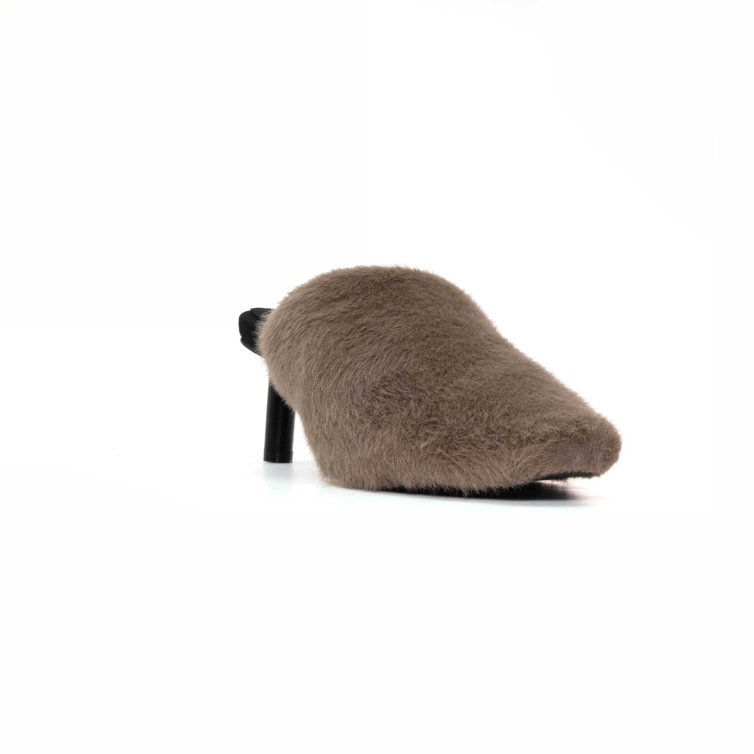 ROAM LONG LUXE  HEEL TAUPE FAUX FUR