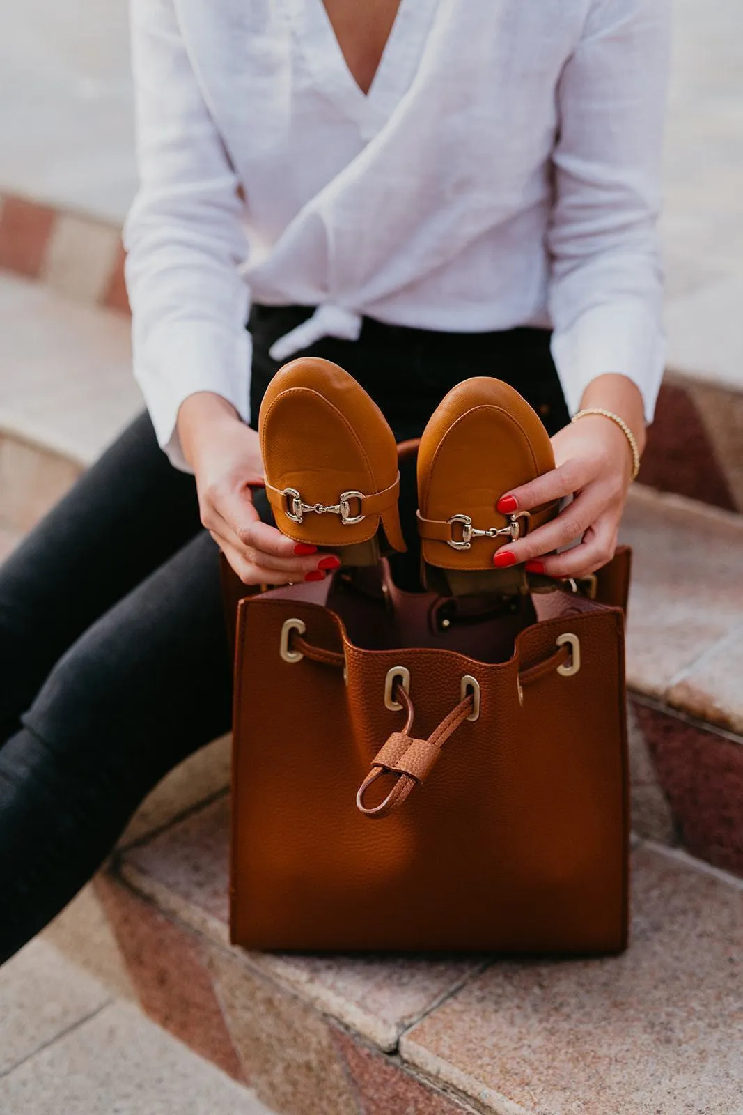 Rollasole Honey Buckle Mules