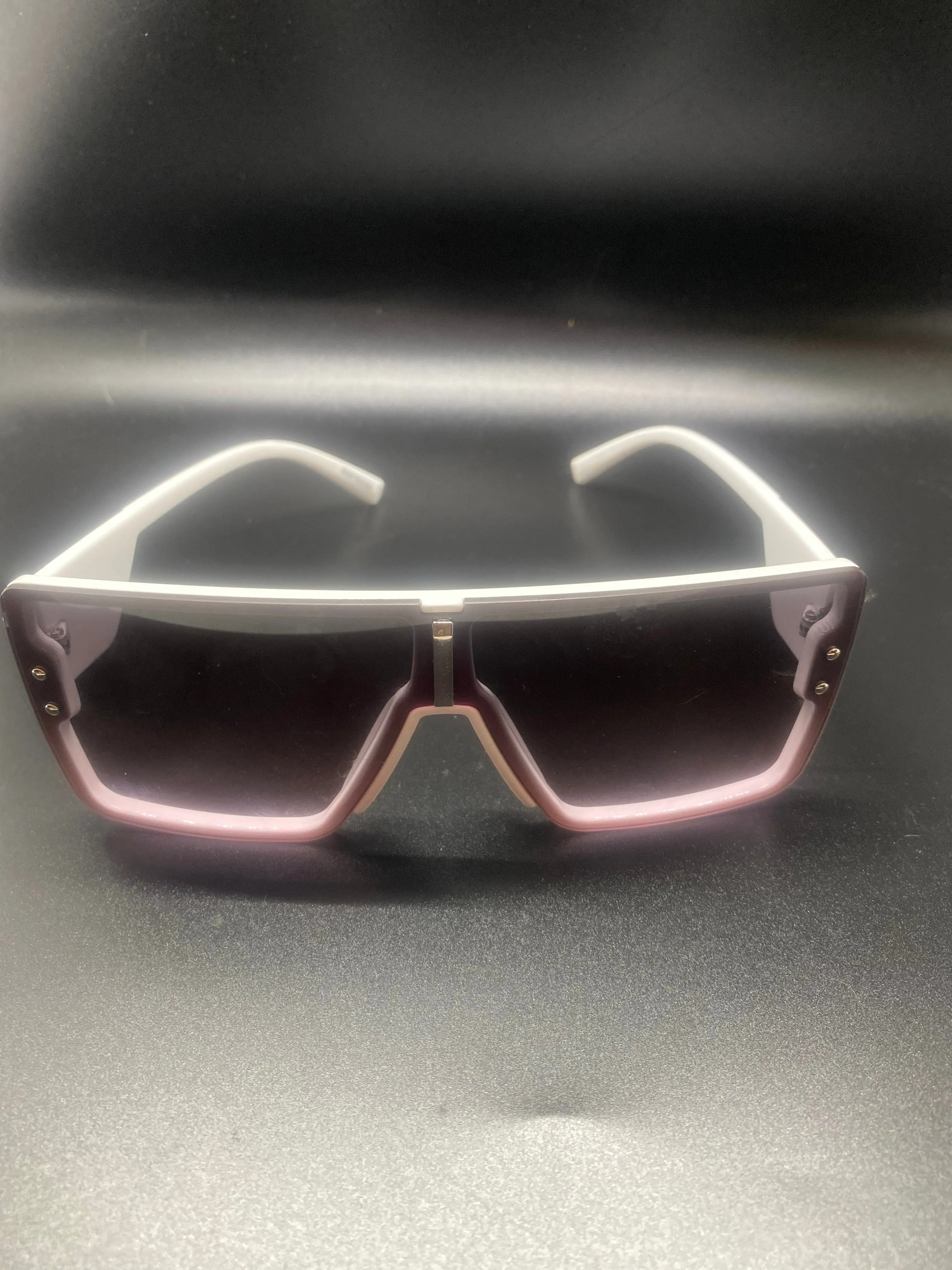 Rose White Sunglasses