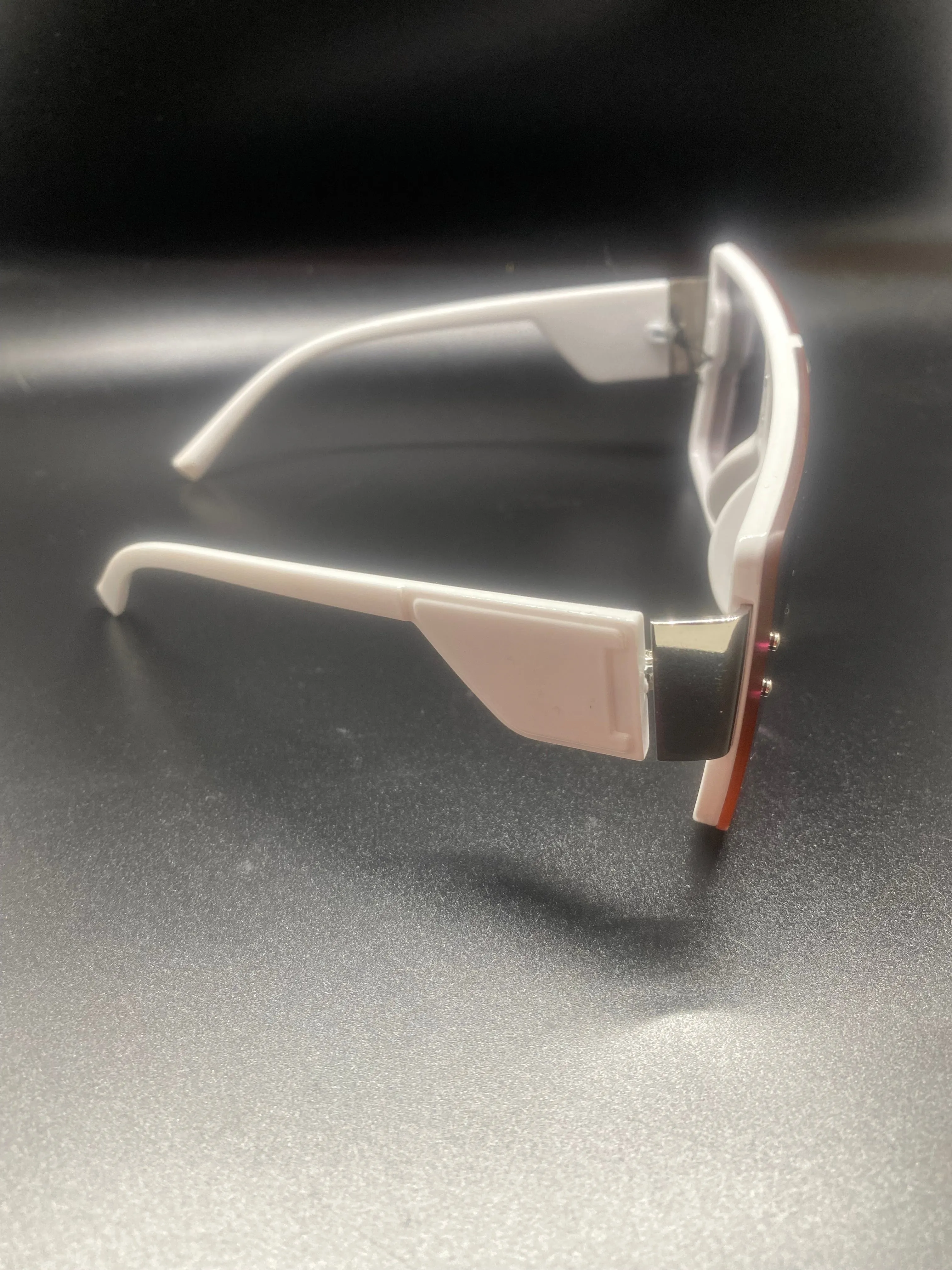 Rose White Sunglasses