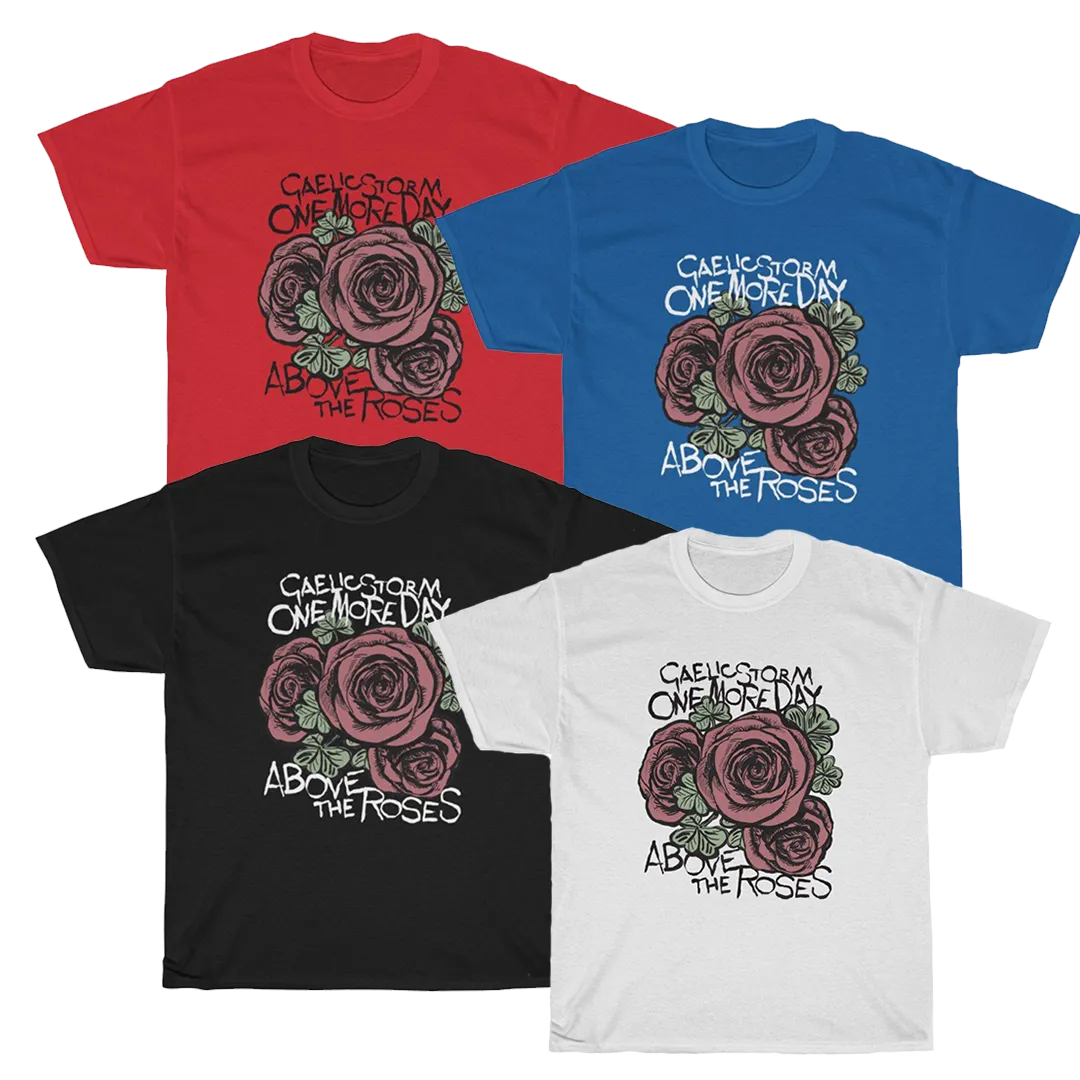 ROSES AND SHAMROCKS Unisex Heavy Cotton Tee