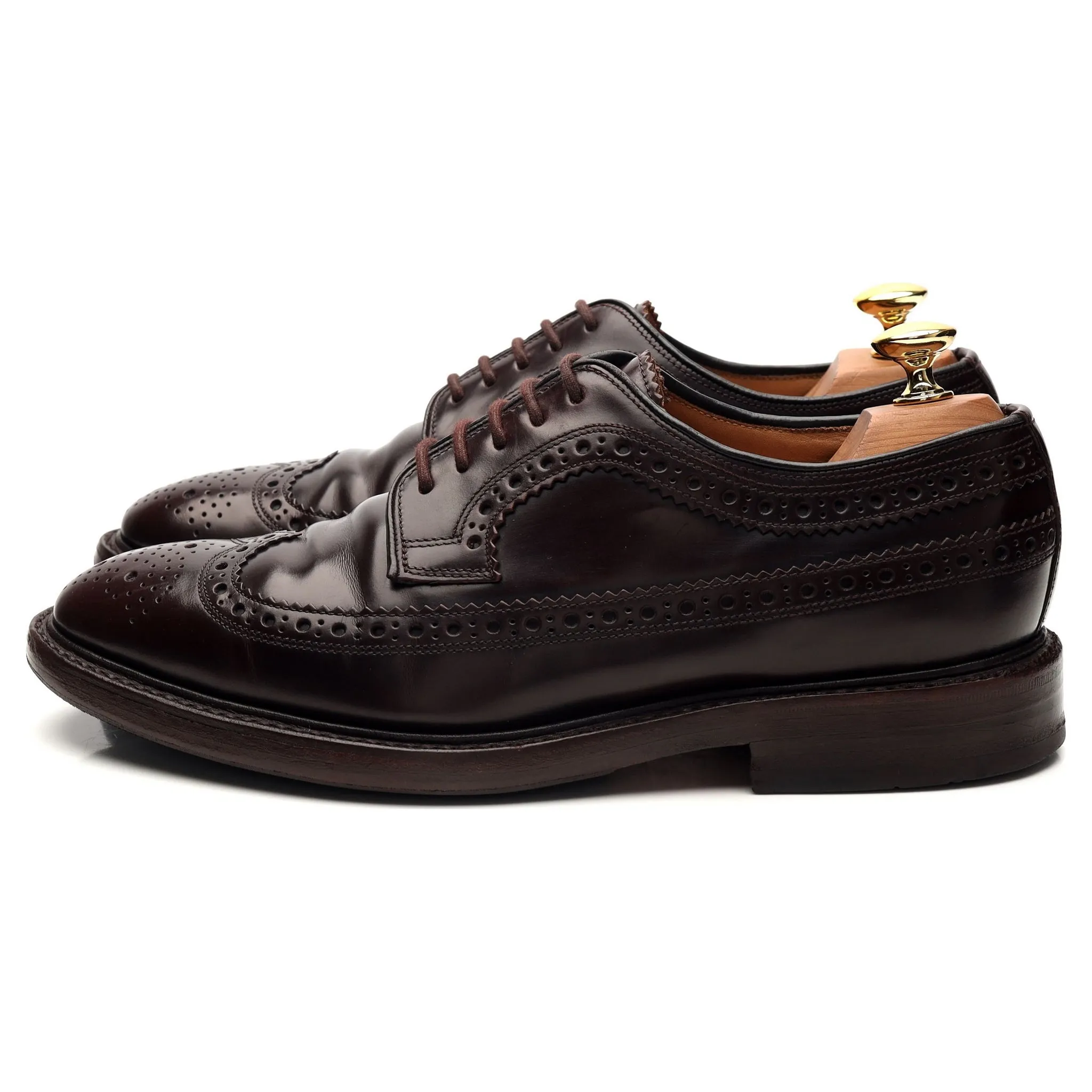 'Royal Brogue' Dark Brown Leather Derby Brogue UK 6.5 F