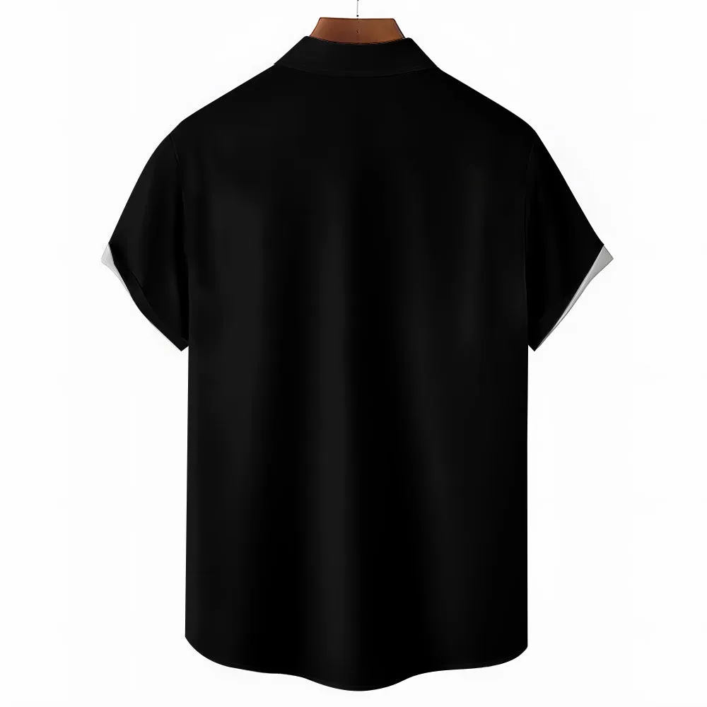 Santa Goblet Casual Oversized Short Sleeve Shirt 2411010910