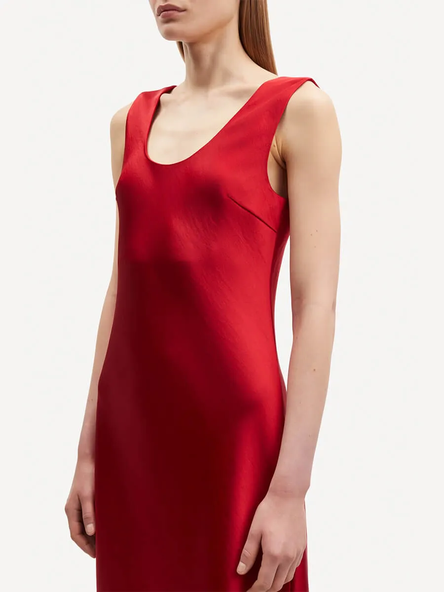 Sasumma Dress - Scarlet Sage