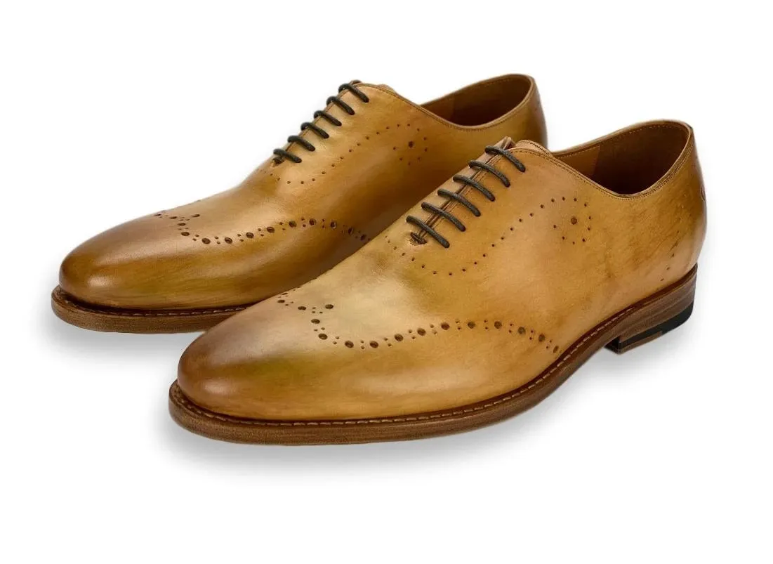 Savannah Oxford Wholecut - Saddle Tan