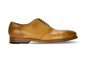 Savannah Oxford Wholecut - Saddle Tan
