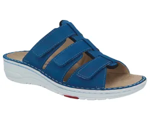 SENTA Royal Blue Nubuck Leather