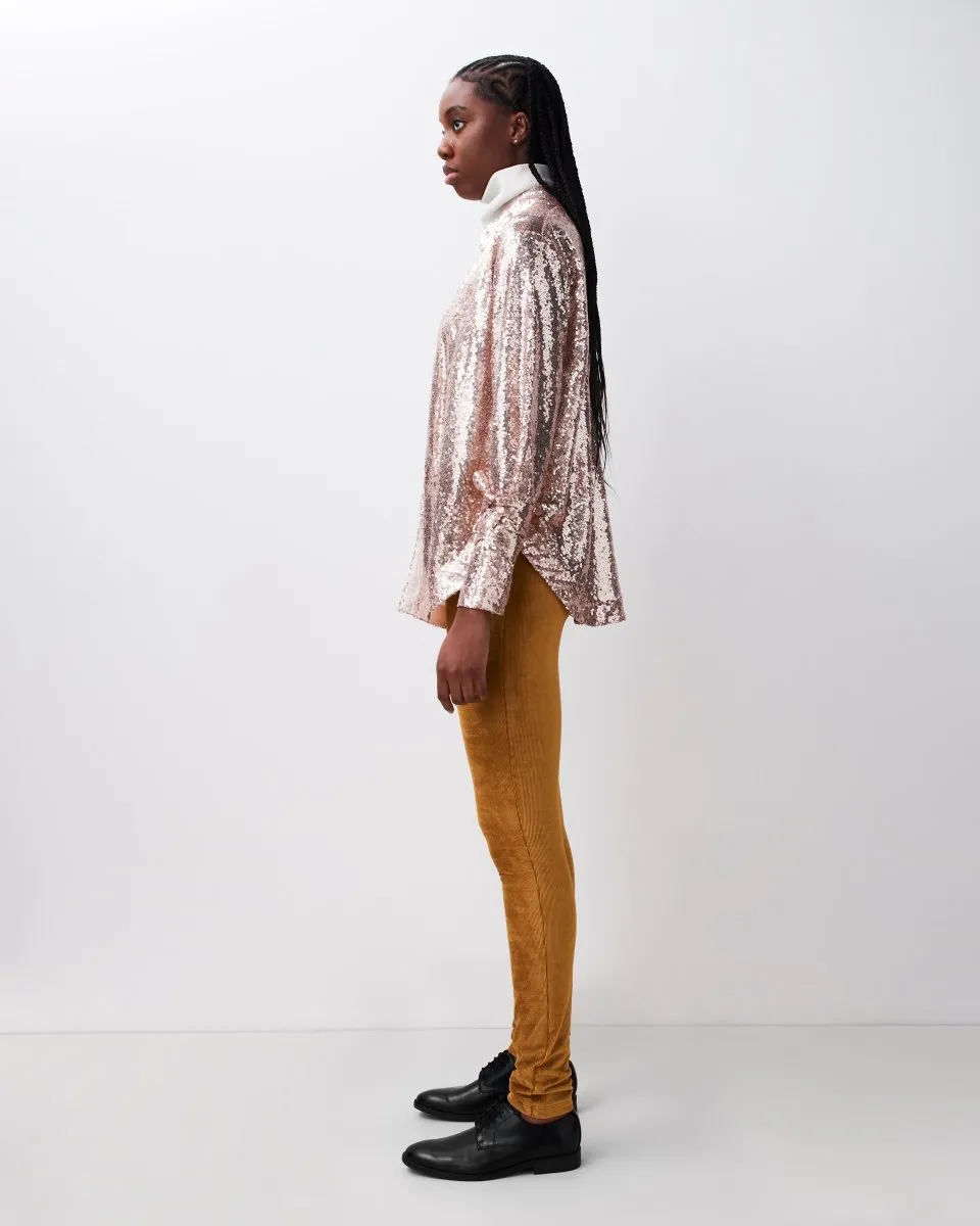 Sequin Yolk Shirt
